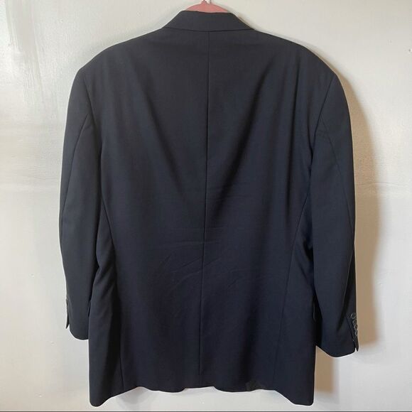 KAA by Krizia x Dillard's Navy Suit Jacket Sz 42R - Picture 3 of 14